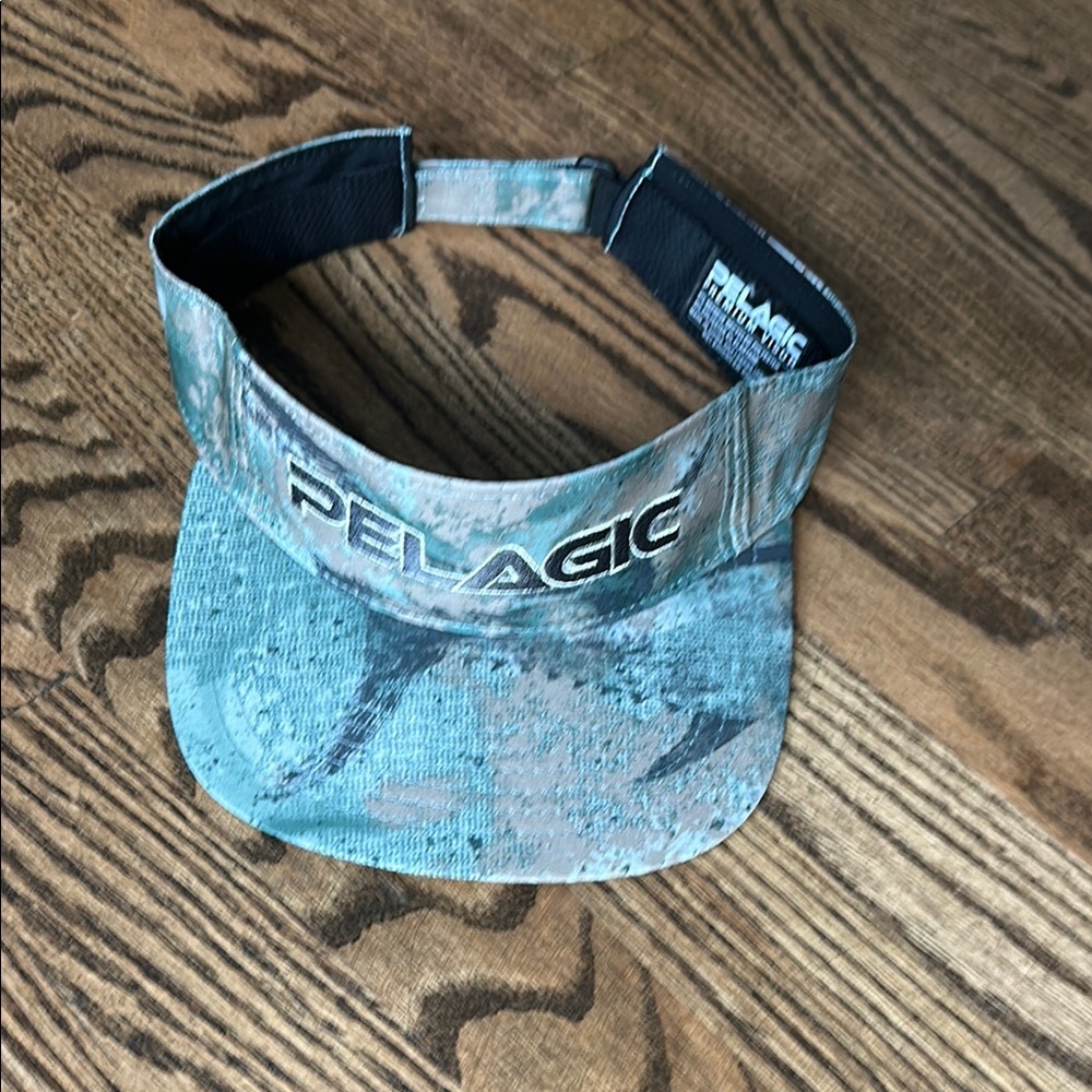 Pelagic Blue Camo Visor